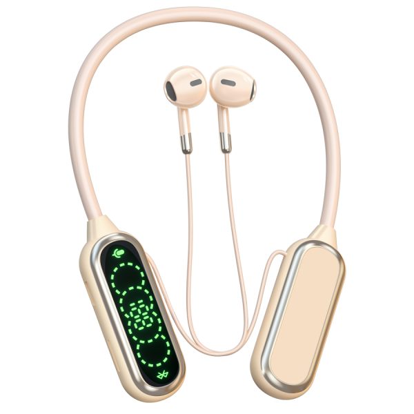 HiFi Surround Sound Dual-Driver Neckband Bluetooth Earphones with HD Karaoke Mic, Smart Digital Display, 50-Hour Playtime, Bluetooth 5.4, IPX5 Waterproof, TF Card Slot & Type-C Fast Charging, 4-Button Control - Image 4