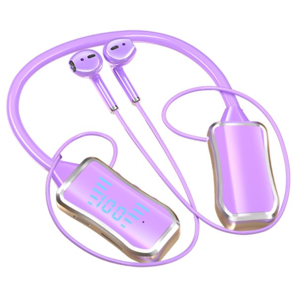 Neckband Bluetooth Earbuds - Live Streaming & Karaoke Monitor with Bass Boost, Game Sound Localization, 360° ACS Panoramic Sound, Digital Battery Display, Expandable Memory Card, Secure Fit for Sports - Image 6