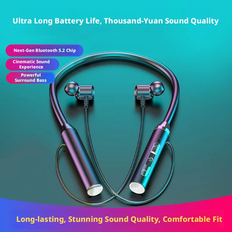 HONGBIAO SM G08 Ear-Hook Bluetooth Earbuds, Bluetooth 5.4, Quad Bio-Diaphragm Driver, 8H Battery Life, Low-Latency Gaming, OEM Custom - Image 2