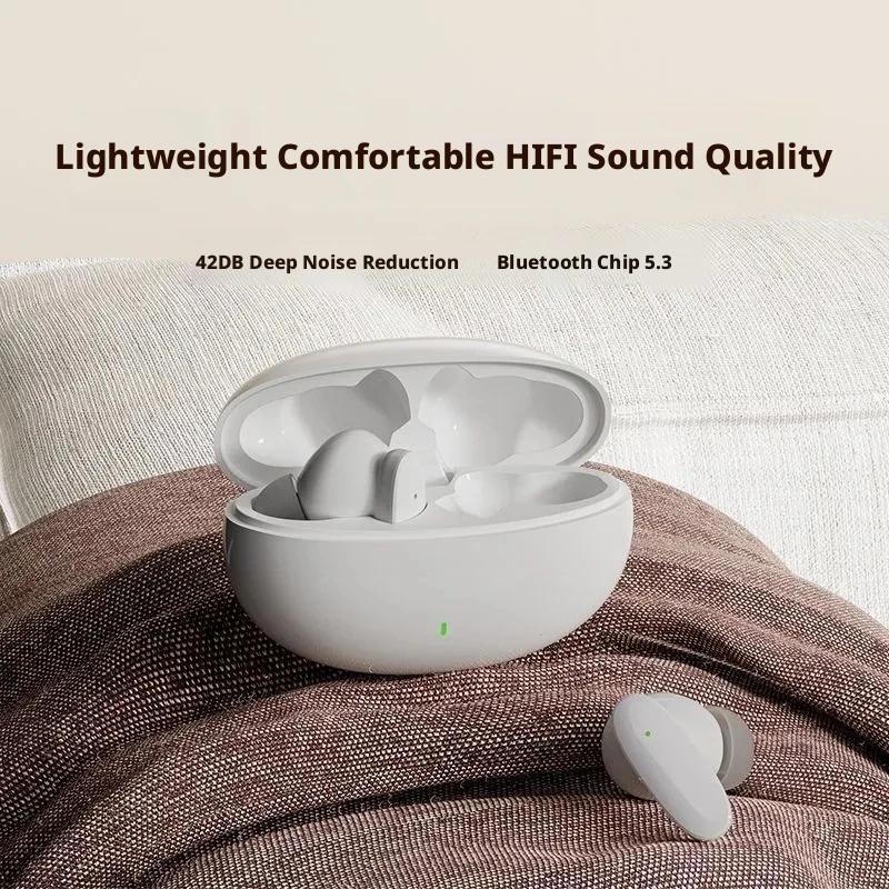 HONGBIAO SM S90 TWS Bluetooth 5.4 In-Ear Gaming Earbuds with Low Latency, Noise Reduction, Breathing Light and LED Power Display - Image 4