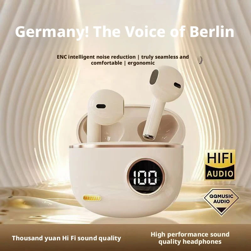 Junyino S190 In-Ear Headphones, Bluetooth 5.4 Noise Cancelling, Voice Control, Multi-Color In-Stock, OEM Customizable - Image 2