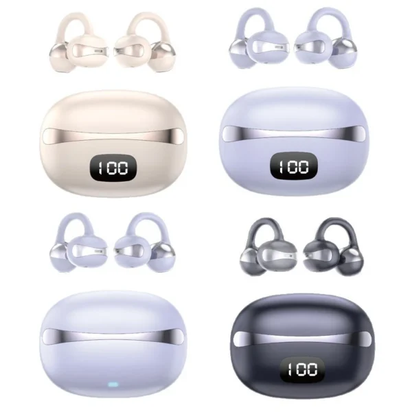NE-10S Clip-on Bluetooth Earbuds, Zhongke Lanxun Bluetooth 5.49, IPX4 Waterproof, Low Latency for Gaming, Cross-Border Wholesale & Customization